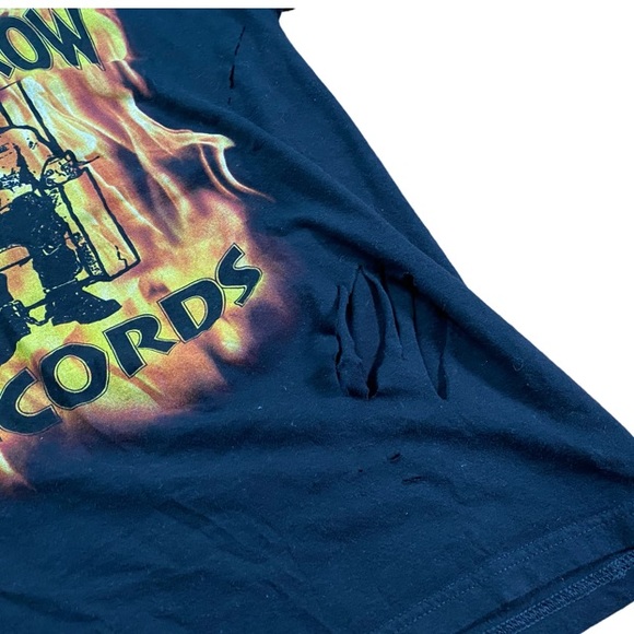 Custom Death Row Records Destructed Flames Tee - Picture 2 of 6